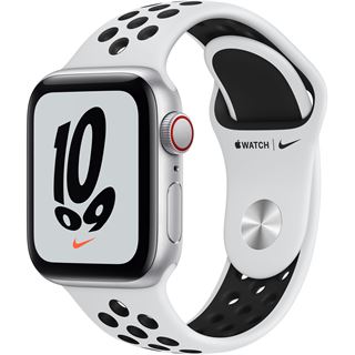 Apple Watch SE Nike Alu 40mm Silver (Platinum/Black) LTE