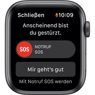 Apple Watch SE Nike Alu 44mm Spacegrey (Platinum/Black) LTE