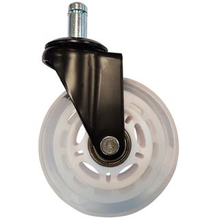 LC-POWER Gaming Stuhlrollen univ. 7BW-SPEED (black/white)