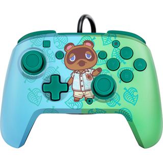 PDP Controller Faceoff Deluxe+Audio Animal Crossing Switch