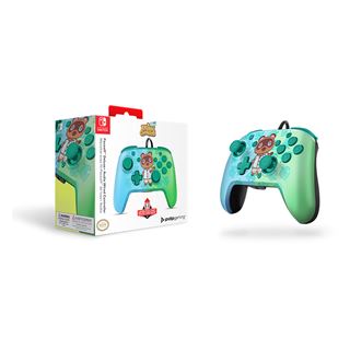 PDP Controller Faceoff Deluxe+Audio Animal Crossing Switch