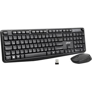Ultron UMC-300 wireless SET Desktop (Tast + Maus) schwarz