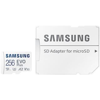 256GB SAMSUNG EVO Plus microSDXC UHS-I U3 130MB/s Full HD & 4K