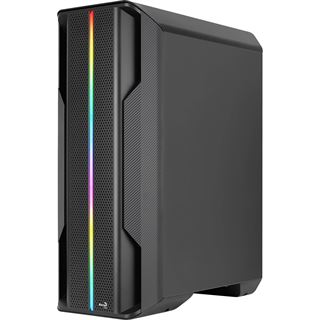 AeroCool Splinter Duo Glasfenster Midi Tower schwarz