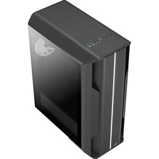 AeroCool Splinter Duo Glasfenster Midi Tower schwarz