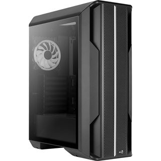 AeroCool Splinter Duo Glasfenster Midi Tower schwarz
