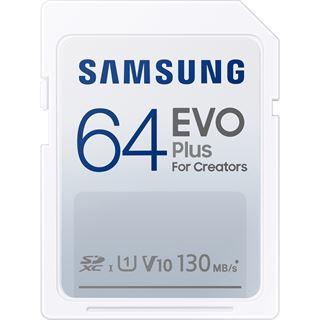 64GB Samsung EVO Plus MicroSDXC 130MB/S +Adapter