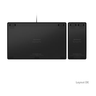 3Dconnexion Keyboard Pro mit Nummernblock USB und Bluetooth Deutsch