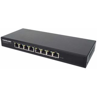 Intellinet 8-Port PoE+ Gigabit Switch mit PoE-Passthrough