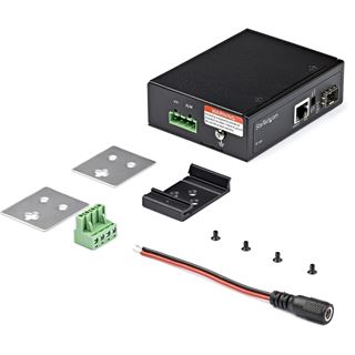 STARTECH 60 WATT POE+ FIBER TO