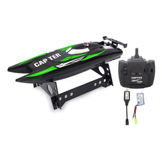 Jamara Speedboot LiPo 7,4V 2,4GHz schwarz/gr&uuml;n