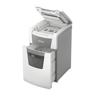 Leitz Aktenvernichter IQ 150 Autofee P4/4x28/150 Blatt/44l/Klamm/Kred/