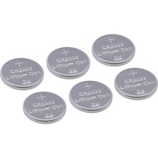 InLine Knopfzellen, 3V Lithium, CR2032, 6er Pack
