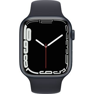 Apple Watch S7 Aluminium 45mm Mitternacht Sportarmband mitternacht