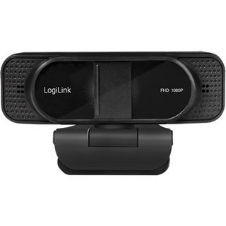 LogiLink Webcam 1080p FHD Webcam + Mikrofon Privacy 96&deg;