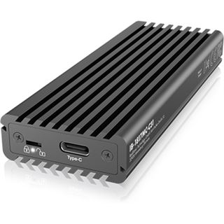 IcyBox USB 3.1 Typ-C M.2 NVMe SATA SSD Gehäuse extern