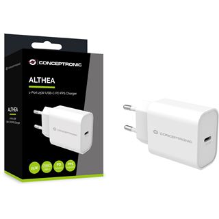 Conceptronic Ladeger&auml;t 1Port 25W,1xUSB-C PD 1.3A weiss