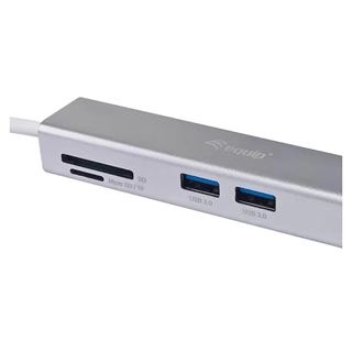 0.15m Equip Adapter USB-C -> HDMI,2xUSB3.0,SD 4K30Hz