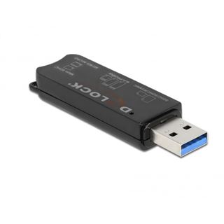 Delock SuperSpeed USB Card Reader für SD / Micro SD / MS