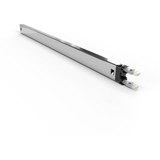 1.80m Patchbox Plus+ Cat. 6a Kassette STP für PLUS+, grau