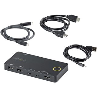 Startech 2 PORT HYBRID USB-C KVM Switch