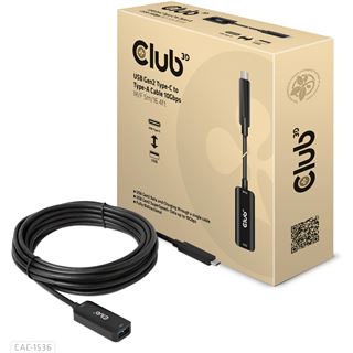 (&euro;10,78*/1m) 5.00m Club 3D USB Adapterkabel USB 2.0 Typ C auf