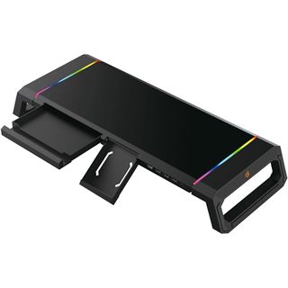 Conceptronic Tischalterung THORNE Gaming +4xUSB 2.0 ports schwarz