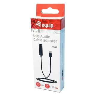 Equip Audiokabeladapter USB-A->1X Klinkenbuchse 4pin St/Bu