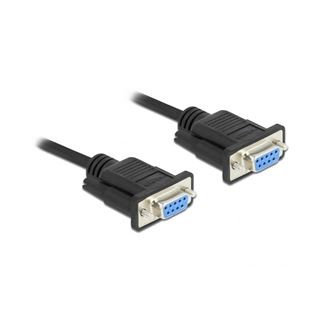 Delock Seriell Kabel RS-232 D-Sub 9 Buchse zu Buchse Nullmodem (87472)
