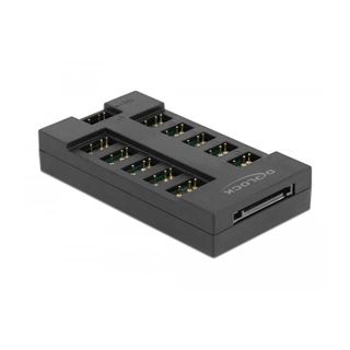 Delock RGB Hub f&uuml;r ARGB LEDs mit 10 Ports