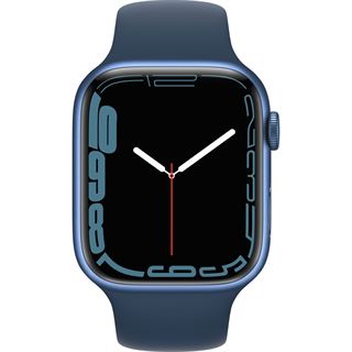 Apple Watch Series 7 blue aluminium 45mm abyss blue sport band DE