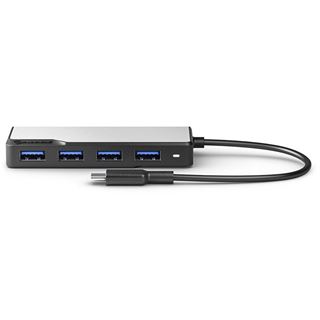 Alogic Adapter USB-C Swift 4In1 Hub grau