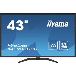 43" (109,22cm) iiyama ProLite X4373UHSU-B1 schwarz 3840x2160