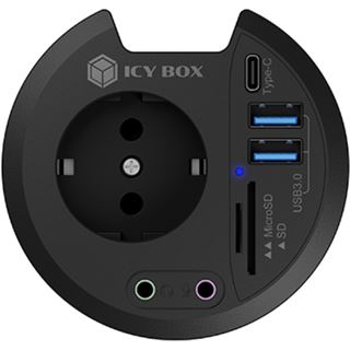 Icy Box Tisch Hub IcyBox Multiport 2xUSB 3.0 Type-A