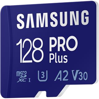 128GB Samsung SD MicroSD Card SDXC PRO Plus (Class10) Reader retail