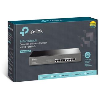 TP-Link - 8-Port Gigabit Switch with 8-Port PoE+"