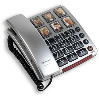 amplicomms BIGTel 40 plus, Großtastentelefon Dark Grey