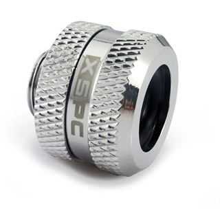 XSPC Anschluss G1/4" auf 14mm Hardtube, chrome - 8 Stück