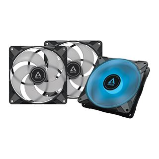 140mm Arctic Case Acc P14 Fan PWM PST RGB Black 3pc