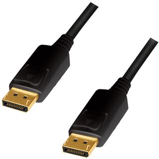 (&euro;3,45*/1m) 2.00m LogiLink Displayport Displayport Stecker auf