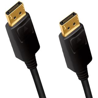 (&euro;3,45*/1m) 2.00m LogiLink Displayport Displayport Stecker auf