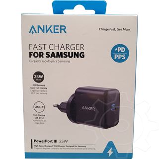 ANKER PowerPort III 25W PPS EU Black