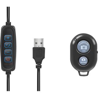 LogiLink Smartphone-Ringlicht-Stativ m. Fernauslöser,DM 25cm