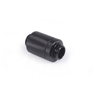 Alphacool ES D-Plug 25,5mm G1/4 AG auf G1/4 AG - Deep Black