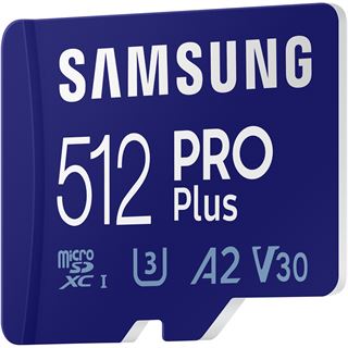 512GB Samsung SD MicroSD Card 512GB SDXC PRO Plus (Class10) Reader