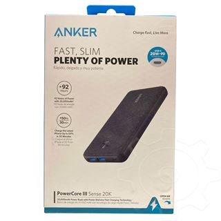 Anker PowerCore III Sense 20k PD Black