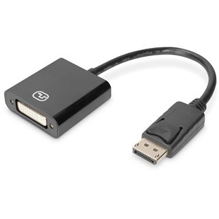 Digitus Aktiver DisplayPort Adapter / Konverter, DP auf DVI