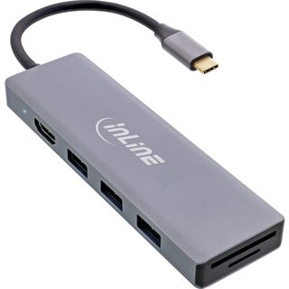 InLine USB 3.2 Type C Multi Hub (3x USB-A 5Gb/s + USB Type-C (PD