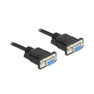 Delock Seriell Kabel RS-232 D-Sub 9 Buchse/Buchse Nullmodem 5 m
