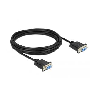 Delock Seriell Kabel RS-232 D-Sub 9 Buchse/Buchse Nullmodem 5 m